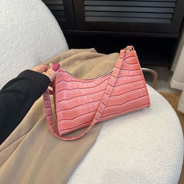 Free shipping emed Korean version of the summer trend new stone pattern candy color hand shoulder bag for women 2026, Brown
Free shipping emed Korean version of the summer trend new stone pattern candy color hand shoulder bag for women 2026, Brown