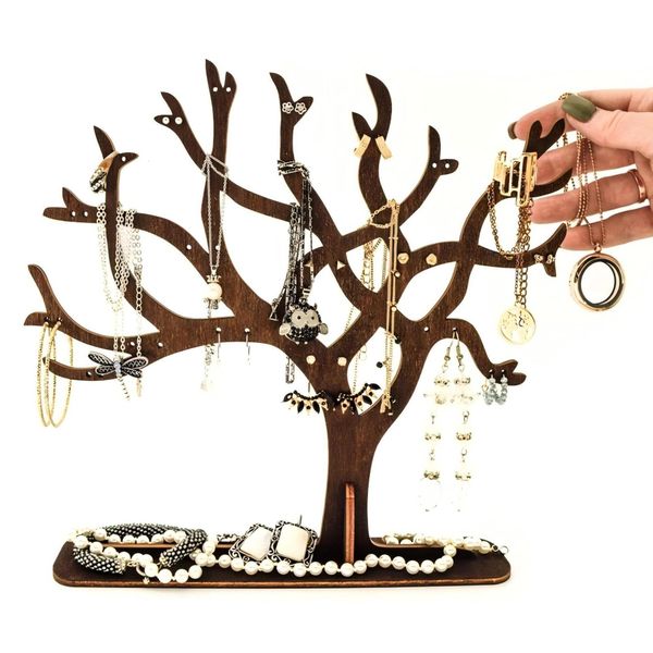 Storage Holders Racks Earring Tree Wooden Creative Branch Shaped Home Desktop Jewelry Display Stand
Storage Holders Racks Earring Tree Wooden Creative Branch Shaped Home Desktop Jewelry Display Stand