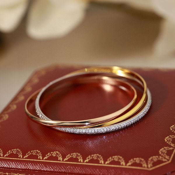 designer triple ring gold sliver with diamonds designer — compare prices at CompareOffers