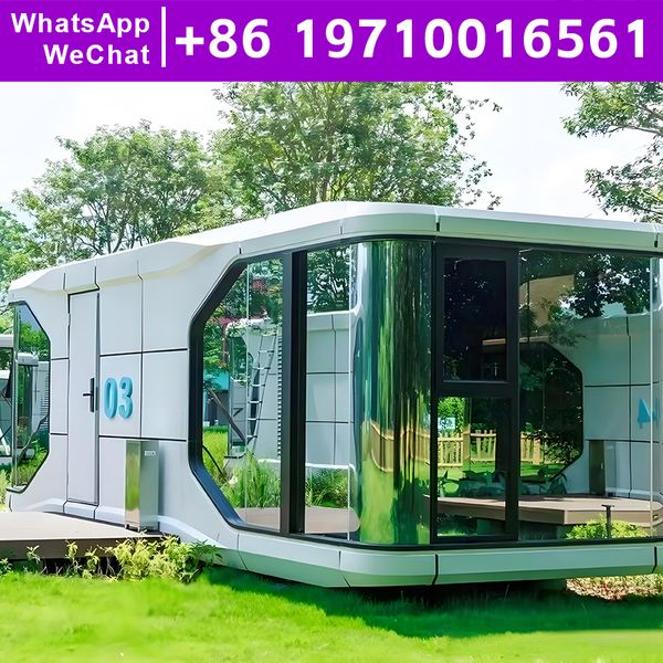Tiny Home Prefabricated Luxury Houses Capsules to Live Wind Resistance Prefabricated Garden House Capsule Outdoor Factory Price
Tiny Home Prefabricated Luxury Houses Capsules to Live Wind Resistance Prefabricated Garden House Capsule Outdoor Factory Price