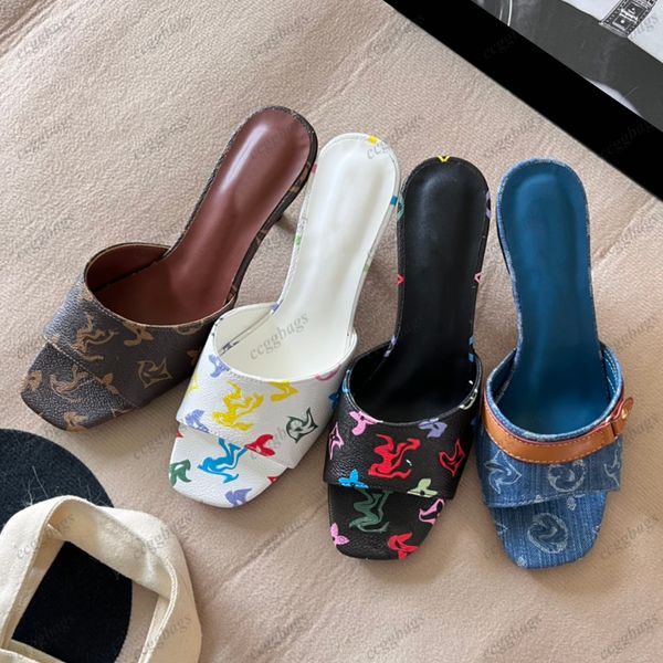 Designer sandals for women high heels slippers dress ladies neo revival mules denim blue mid stiletto cat heel Print woman slides shoes, L 06
Designer sandals for women high heels slippers dress ladies neo revival mules denim blue mid stiletto cat heel Print woman slides shoes, L 06