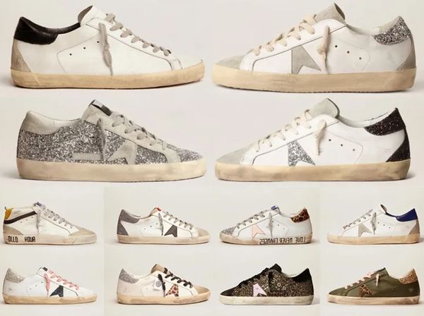 Designer Super Shoes Luxury Dirty Golden Sneakers Women — compare prices at CompareOffers