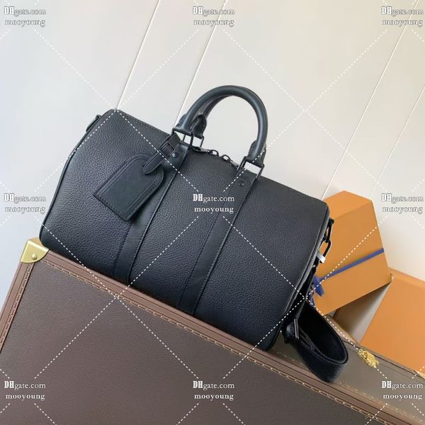 Designer Black Crossbody Bag 34cm