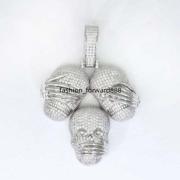 Sterg Sier Iced Out VVS Moissanite Pendant Necklace for Men Custom 3D Hip Hop Letter Charm
Sterg Sier Iced Out VVS Moissanite Pendant Necklace for Men Custom 3D Hip Hop Letter Charm
