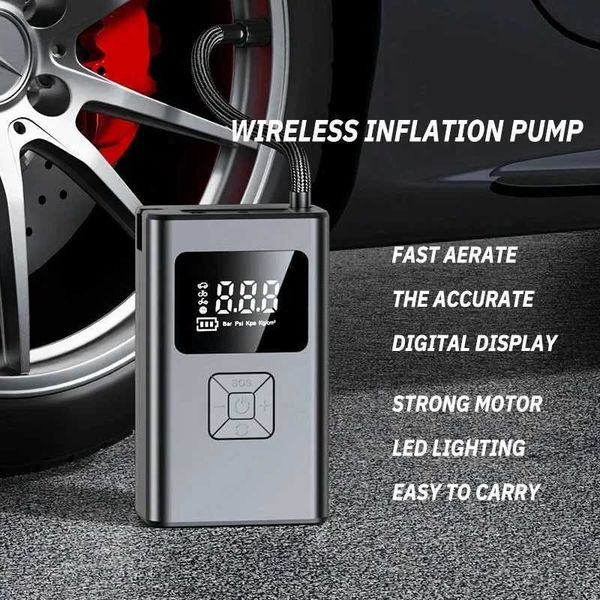 Air pump car wireless tire pump intelligent digital display high-power charging treasure M250331