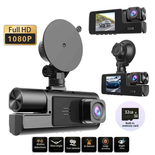A22 High-definition dashcam, 24h parking monitoring, 3 lenses with night video screen, in-car DVR supports wifi mobile phone APP connection
A22 High-definition dashcam, 24h parking monitoring, 3 lenses with night video screen, in-car DVR supports wifi mobile phone APP connection