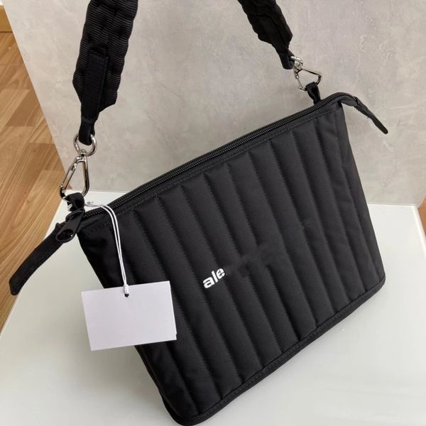 Cross Body Deigner Nylon striped embroidered single room armpit bag casual letter silk screen shoulder bag computer bag, Black
Cross Body Deigner Nylon striped embroidered single room armpit bag casual letter silk screen shoulder bag computer bag, Black