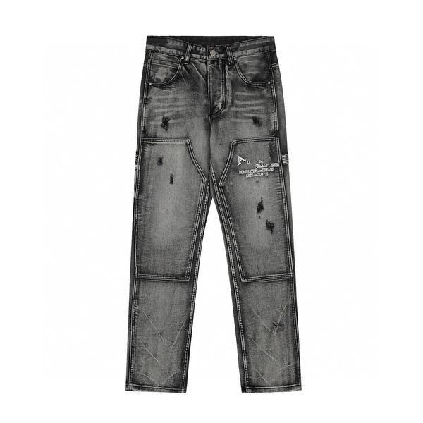 2025 Mens Designer Jeans Men Jeans Stretch Wash holes bone pattern Skinny Jeans Mens Jeans embroidery Slim Causal Mens jean hot Pants Hip Hop Men Jeans L250606