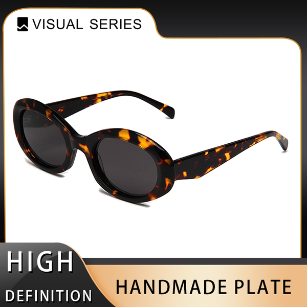 Unisex fashion sunglasses, new oval handmade acetate fiber sunglasses wholesale polarized UV400 glasses
Unisex fashion sunglasses, new oval handmade acetate fiber sunglasses wholesale polarized UV400 glasses
