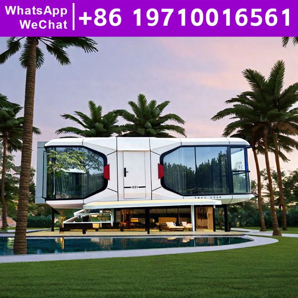 Hot Sale Garden Houses Prefabricated Complete Luxury House Capsule Outdoor Customize Design Earthquake Resistant Low Cost Prefab
Hot Sale Garden Houses Prefabricated Complete Luxury House Capsule Outdoor Customize Design Earthquake Resistant Low Cost Prefab