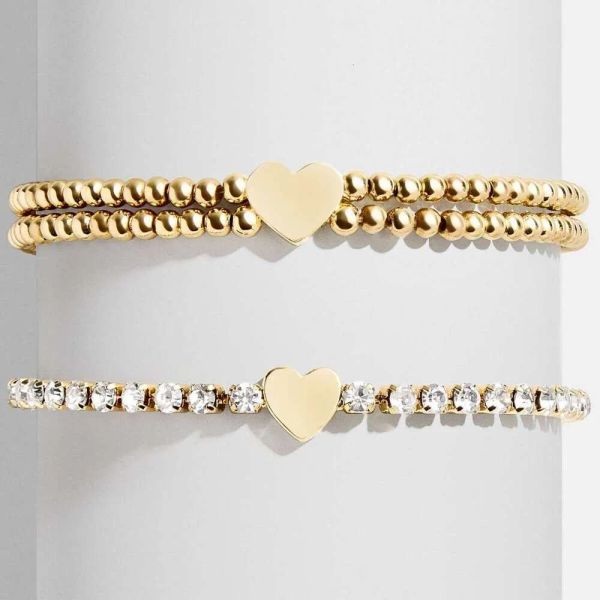 designer jewelry for women Diamond Bracelet French heart-shaped double-layer layered inlaid zircon round beads stretchable fashionable gold-plated bracelet
designer jewelry for women Diamond Bracelet French heart-shaped double-layer layered inlaid zircon round beads stretchable fashionable gold-plated bracelet