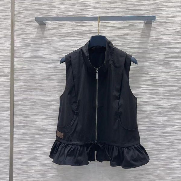 original design female Stand-up collar Vest fashion womens highend brand Zipper Vest high quality women luxury Solid color Vest, White
original design female Stand-up collar Vest fashion womens highend brand Zipper Vest high quality women luxury Solid color Vest, White