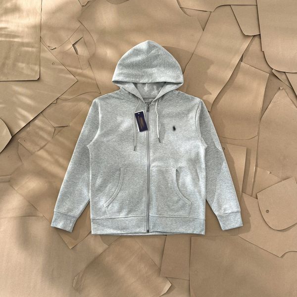 Pony Horse embroidery jacket Men casual Designer jackets Pure cotton loose jackets Outerwear Coats Zipper Boy Outdoor Sport Suits