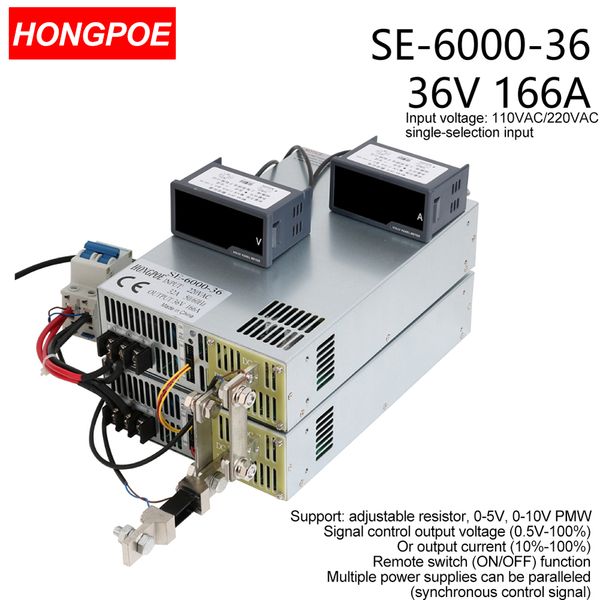 36V 166.5A 6000W Sm…