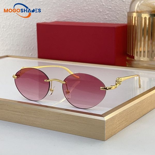 women designer sunglasses men rimless oval small luxury glasses colors lenses metal alloy cheetah reading frame Classic prescription buff occhiali sole 0504
women designer sunglasses men rimless oval small luxury glasses colors lenses metal alloy cheetah reading frame Classic prescription buff occhiali sole 0504