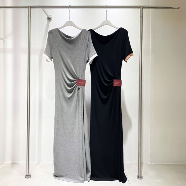 Designer womens luxury casual dresses fashion polo dress strap waist long dress cotton temperament lady, Dark grey
Designer womens luxury casual dresses fashion polo dress strap waist long dress cotton temperament lady, Dark grey
