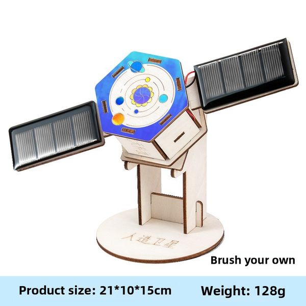 Small technology production children's handmade DIY assembly student science teaching materials science experiment solar satellite model toys children's gift, Multicolor
Small technology production children's handmade DIY assembly student science teaching materials science experiment solar satellite model toys children's gift, Multicolor