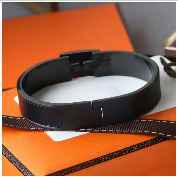 New Bracelet Mens Bracelets Black Bangle For Men Designer B…