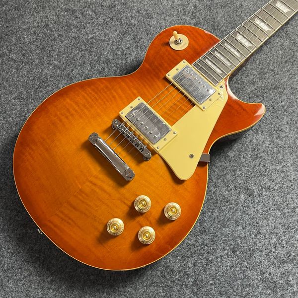 Brown Tiger Stripe LP Guitar - Mahogany Body & Rosewood Fretboard | Budget Pro Deal
Brown Tiger Stripe LP Guitar - Mahogany Body & Rosewood Fretboard | Budget Pro Deal