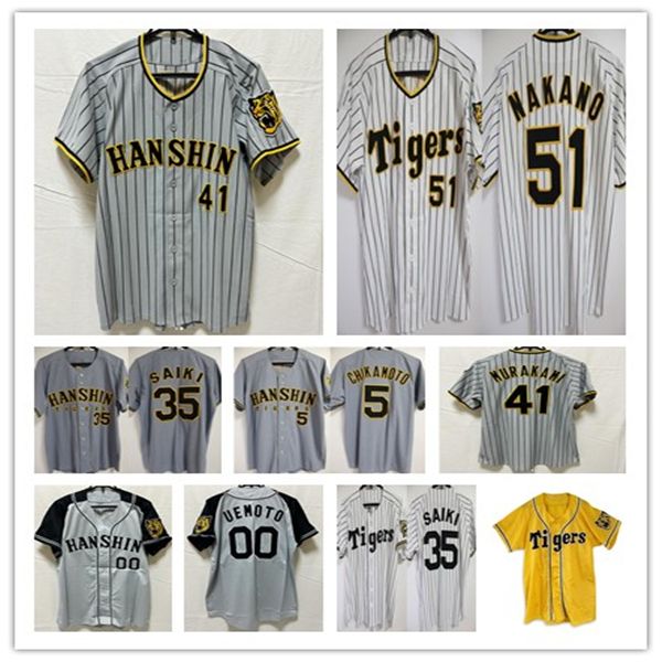 Japan Hanshin Tigers Baseball Jerseys Koji Chikamoto Seiya Kinami Ukyo Maegawa Shota Morishita Takumu Nakano Yusuke Ohyama Teruaki Sato Ryuhei Obata Sakamoto 4XL, Men grey style1
Japan Hanshin Tigers Baseball Jerseys Koji Chikamoto Seiya Kinami Ukyo Maegawa Shota Morishita Takumu Nakano Yusuke Ohyama Teruaki Sato Ryuhei Obata Sakamoto 4XL, Men grey style1