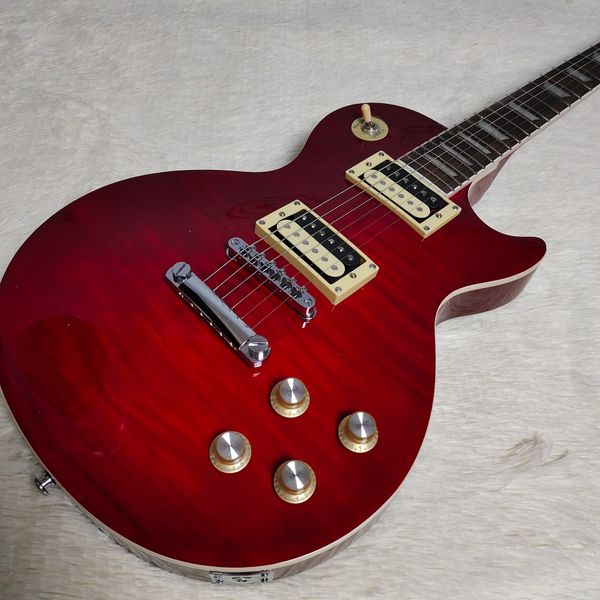 Gradient Red LP-Style Guitar - Dual Cream Humbuckers & Gold Hardware | Pro Playability
Gradient Red LP-Style Guitar - Dual Cream Humbuckers & Gold Hardware | Pro Playability