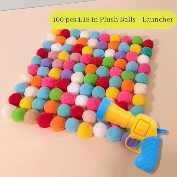 Silent Furry Ball Launcher Toy for Cats - Interactive Cat Entertainment Device, Random
Silent Furry Ball Launcher Toy for Cats - Interactive Cat Entertainment Device, Random