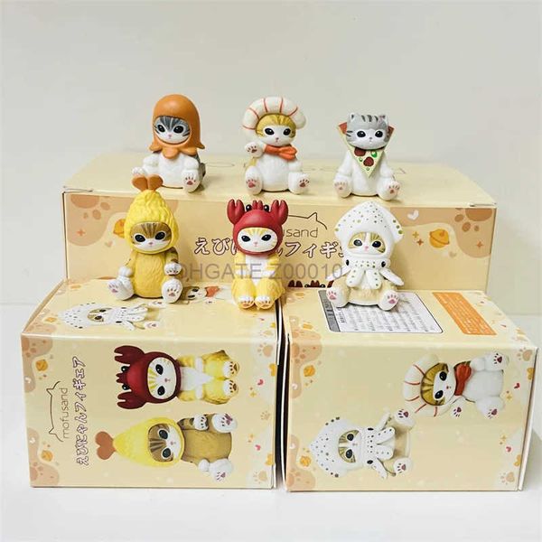 2026 New Mofusand Box Shrimp Cat Anime Figure Dolls Blind Bag Decoration Kids Christmas Gift Toys