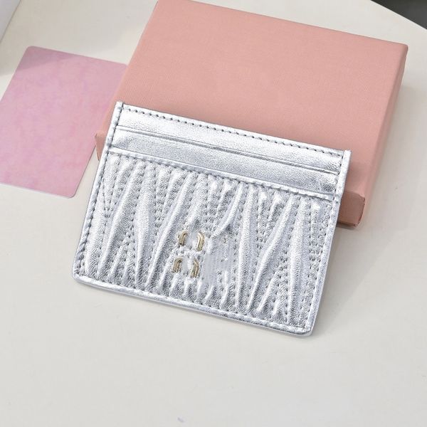 Card Holders Wallet Designer Woman Card Case High Quality Genuine Leather Sheepskin Interior Compartment Box Luxury Wallets Designers Woman Cardholder Designer, Silver
Card Holders Wallet Designer Woman Card Case High Quality Genuine Leather Sheepskin Interior Compartment Box Luxury Wallets Designers Woman Cardholder Designer, Silver