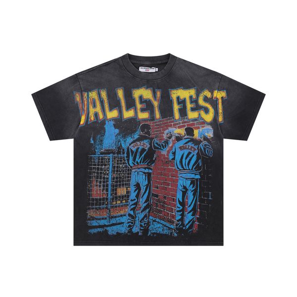Men's T Shirts same qulality Vale Big Graphic Oversized Tops Harajuku Gothic American All Cotton Short Sleeve Shirt Men Clothing 016, A014
Men's T Shirts same qulality Vale Big Graphic Oversized Tops Harajuku Gothic American All Cotton Short Sleeve Shirt Men Clothing 016, A014