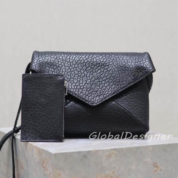 luxury women crossbody bag designer Cassandra Envelope Messenger Bag mirror quality black lambskin leather versatile lady shoulder bags adjustable strap purse 9A, Black with silver
luxury women crossbody bag designer Cassandra Envelope Messenger Bag mirror quality black lambskin leather versatile lady shoulder bags adjustable strap purse 9A, Black with silver