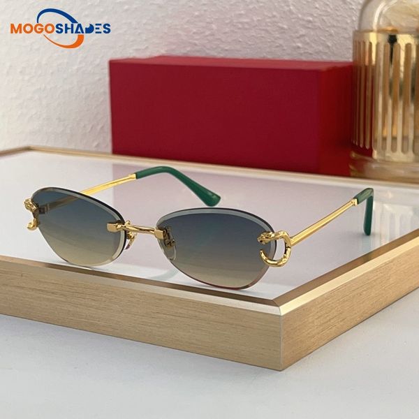 one piece frameless cheetah luxury designer sunglasses for women buff horn brand goggle classic unisex eyeglasses casual cowboy with box 0635S
one piece frameless cheetah luxury designer sunglasses for women buff horn brand goggle classic unisex eyeglasses casual cowboy with box 0635S