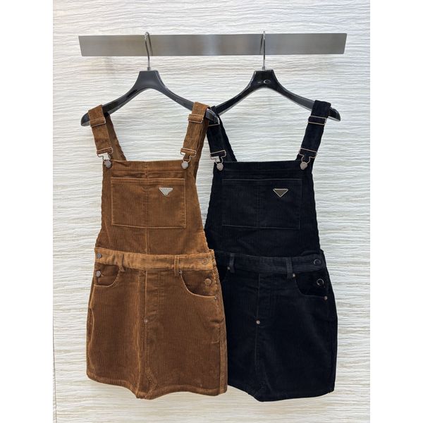 Casual Dresses Designer Brown loose cotton corduroy vest dress women's age reducing versatile short skirt
Casual Dresses Designer Brown loose cotton corduroy vest dress women's age reducing versatile short skirt