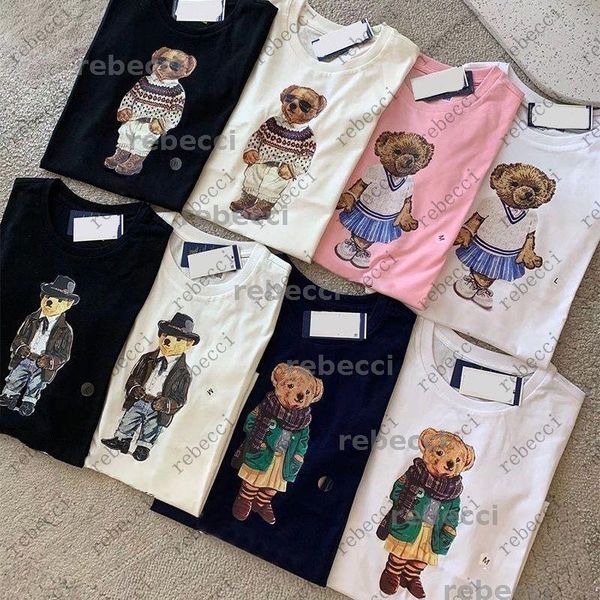 Womens pure cotton short sleeved college teddy bear — compare prices at CompareOffers