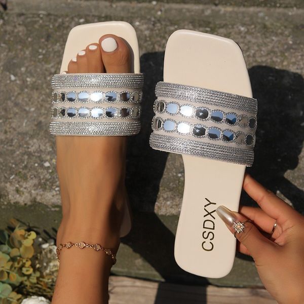 2025 Large Square Head Water Dia Outdoor Designer Letter Slippers Spring And Summer Casual Flat Bottom Indoor Sandals, Khaki f
2025 Large Square Head Water Dia Outdoor Designer Letter Slippers Spring And Summer Casual Flat Bottom Indoor Sandals, Khaki f