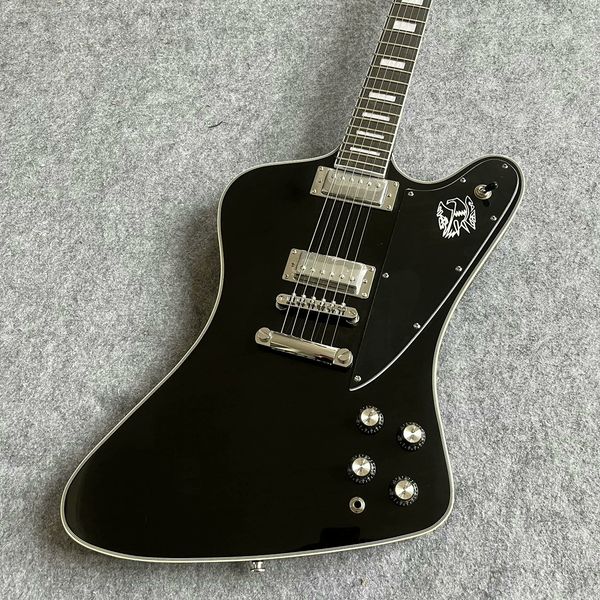 V-Shape Rock Guitar: Gloss Black/White Binding, Dual Metallic Pickups & Stage Power
V-Shape Rock Guitar: Gloss Black/White Binding, Dual Metallic Pickups & Stage Power