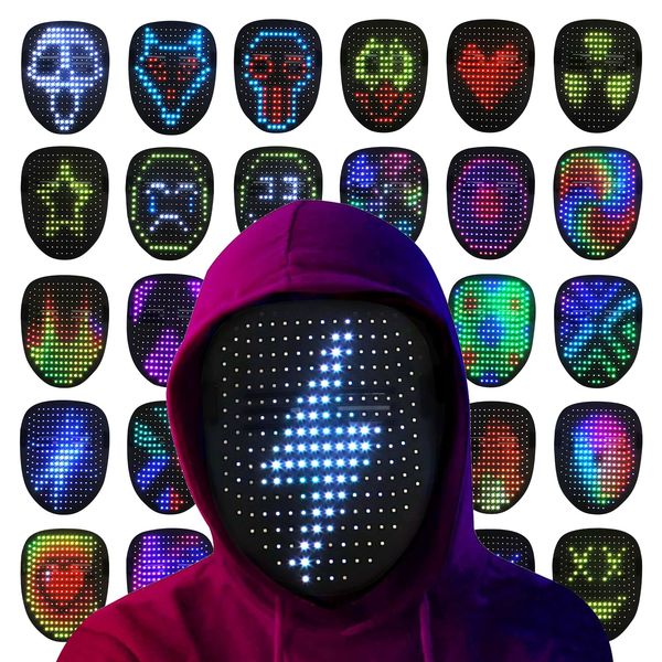 Halloween LED Mask with Motion Detection - Ideal for Adults & Children's Costumes
Halloween LED Mask with Motion Detection - Ideal for Adults & Children's Costumes