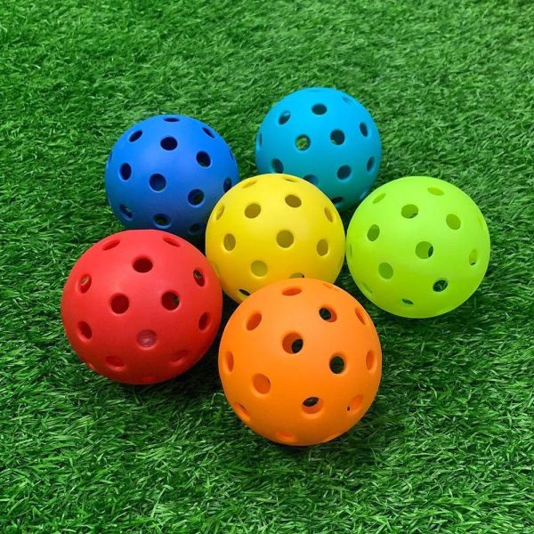 6pcs Pack Durable Outdoor Pickleball Balls 40 Holes Training Pickleball Accessories 74mm Standard Pickle Ball Balls
6pcs Pack Durable Outdoor Pickleball Balls 40 Holes Training Pickleball Accessories 74mm Standard Pickle Ball Balls