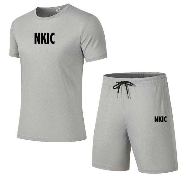 Summer Brand Tracksuit Men' Gray T-shirt Shorts Set Men' Sports Set Leisure Fashion Short Sleeve T-shirt Set Quick Drying 2 Piece Set, Yellow 1
Summer Brand Tracksuit Men' Gray T-shirt Shorts Set Men' Sports Set Leisure Fashion Short Sleeve T-shirt Set Quick Drying 2 Piece Set, Yellow 1