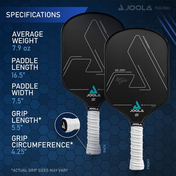 JOOLA Ben Johns Perseus CFS 16mm Pickleball Paddle, All series
JOOLA Ben Johns Perseus CFS 16mm Pickleball Paddle, All series