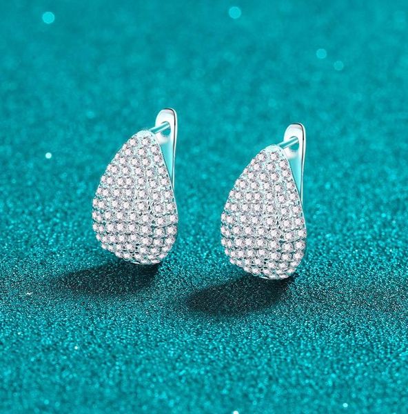 S925 Sterling Silver Moissanite Pear-Shaped Earrings, Simple & Elegant, Perfect for Fashion and Special Occasions
S925 Sterling Silver Moissanite Pear-Shaped Earrings, Simple & Elegant, Perfect for Fashion and Special Occasions