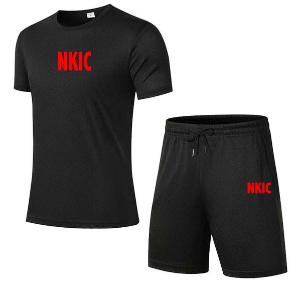 Casual Brand Sportswear Mens Summer Two-Pieces Outfit Short Sleeve Round Neck Top And Shorts Two Piece Set Stylish Outfits, Navy blue
Casual Brand Sportswear Mens Summer Two-Pieces Outfit Short Sleeve Round Neck Top And Shorts Two Piece Set Stylish Outfits, Navy blue