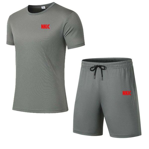 2 Piece Set Running Men' Quick-drying Sports Suit Fitness Running Breathable Brand Short Sleeve Comfortable Elastic Waist Shorts Plus Size -4XL, Navy blue
2 Piece Set Running Men' Quick-drying Sports Suit Fitness Running Breathable Brand Short Sleeve Comfortable Elastic Waist Shorts Plus Size -4XL, Navy blue