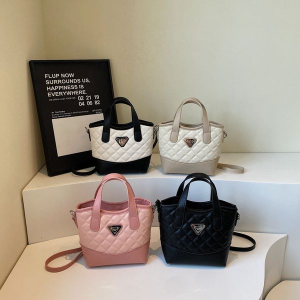 Spring color rhombus handbag bucket female fashion all commuter leisure shoulder crossbody bag 2025s hot, Khaki
Spring color rhombus handbag bucket female fashion all commuter leisure shoulder crossbody bag 2025s hot, Khaki