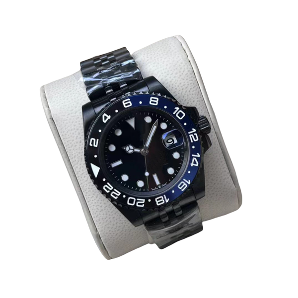 Automatic Mechanical 40mm Watch 904L Stainless Steel Blue Black Ceramic Sapphire glass Super luminous WristWatches montre de luxe gifts Desgner watch top watch, Color 2
Automatic Mechanical 40mm Watch 904L Stainless Steel Blue Black Ceramic Sapphire glass Super luminous WristWatches montre de luxe gifts Desgner watch top watch, Color 2