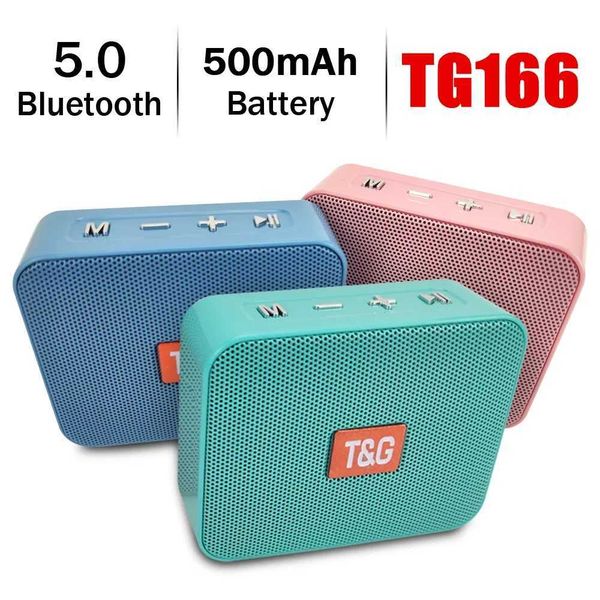 New Arrival T G TG166 Portable BT Speaker Wireless Bass Column Boombox BT USB TF AUX Play Outdoor Loudspeaker For Smart Phone Tablet T250522