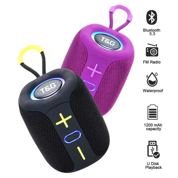 New Arrival T G TG658 BT Speaker Portable Wirelress Soundbar FM Radio AUX TF Card Play Outdoor Fun Camping Riding Hiking Music Box T250522