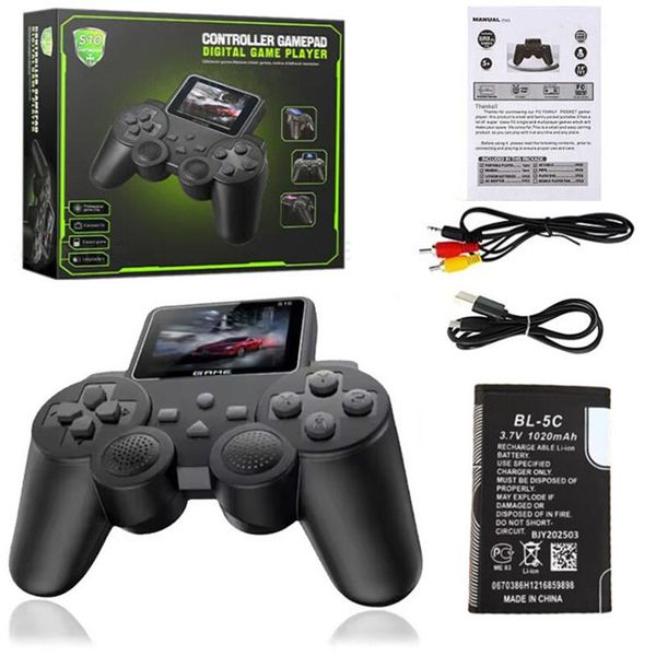 S10 2.4inch Portable Video Game Console Built in 520 Games Handheld Retro Classic Player Game Machine TV Output Video Player 8-Bit Controller For FC SFC Simulator
