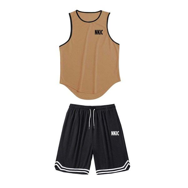 2 Pcs Men' Mesh Breathable Quick-drying Sports Suit Loose Plus Size Running Fitness Basketball Casual Brand Short-sleeved Shorts, Gray 1
2 Pcs Men' Mesh Breathable Quick-drying Sports Suit Loose Plus Size Running Fitness Basketball Casual Brand Short-sleeved Shorts, Gray 1