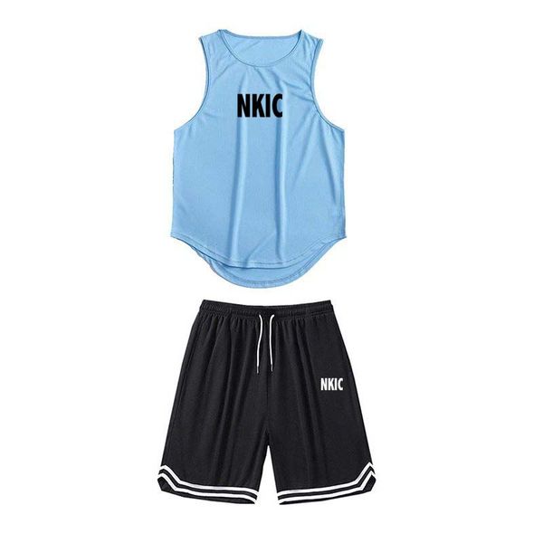 Sportswear Brand Men' Spring and Summer Quick-dry Short Sleeve T-Shirt Shorts Fitness Set Breathable Casual Running Wear Plus Size -3XL, Gray 1
Sportswear Brand Men' Spring and Summer Quick-dry Short Sleeve T-Shirt Shorts Fitness Set Breathable Casual Running Wear Plus Size -3XL, Gray 1