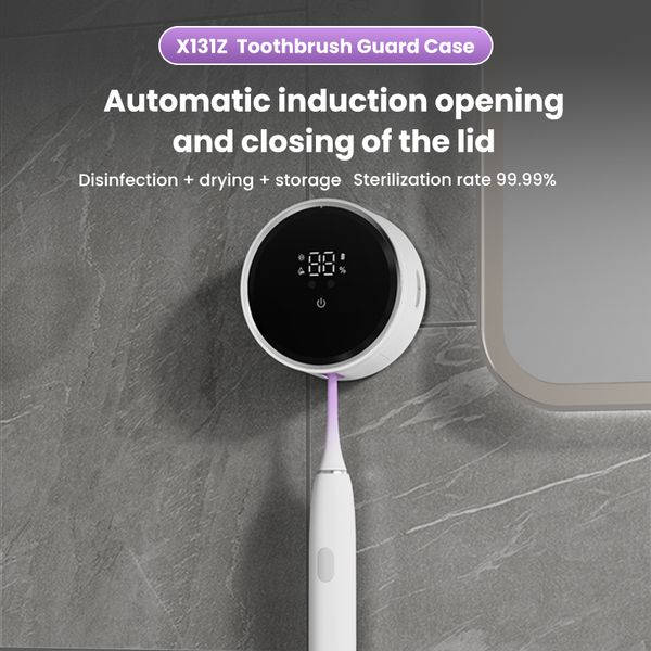 High-Tech Automatic Cleaning Device: Ultraviolet Sanitizer For Electric/Manual Toothbrushes
High-Tech Automatic Cleaning Device: Ultraviolet Sanitizer For Electric/Manual Toothbrushes